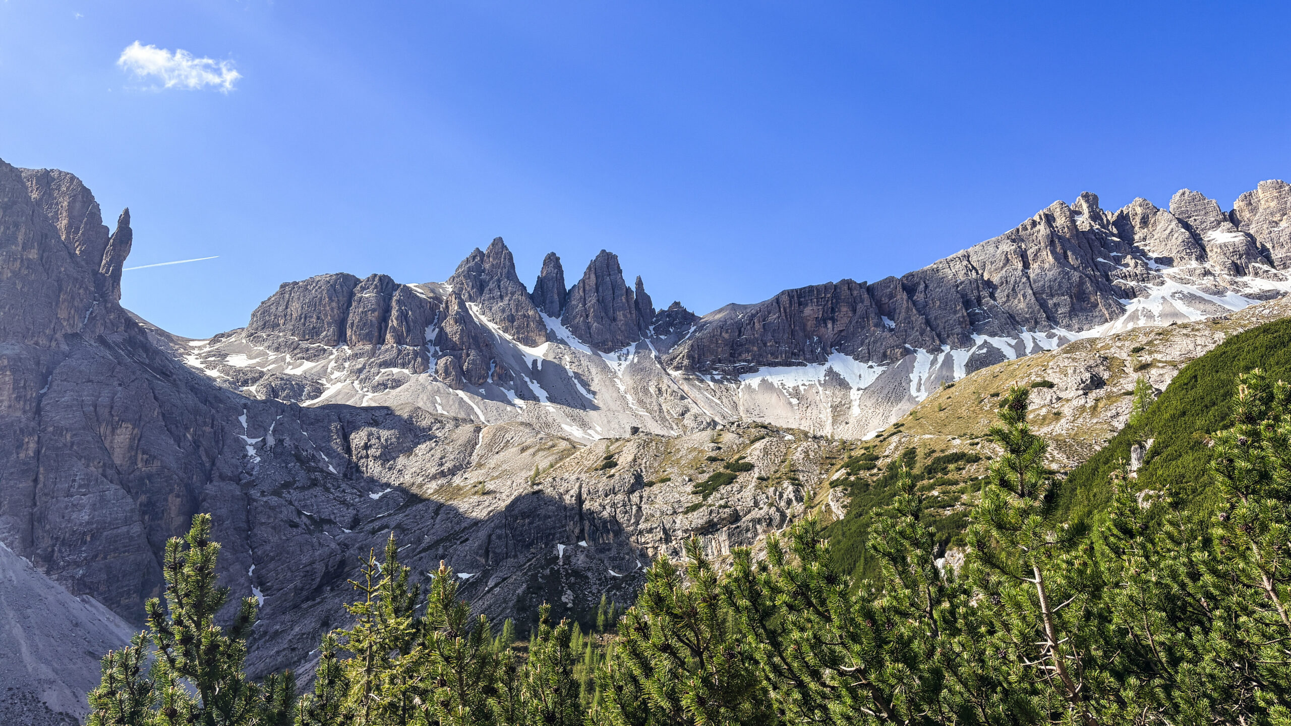 A day in the Dolomites, in the Mountains